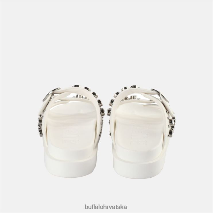 prljavo bijela Buffalo eve heart platform slide vegan |slajdova TDD6T409